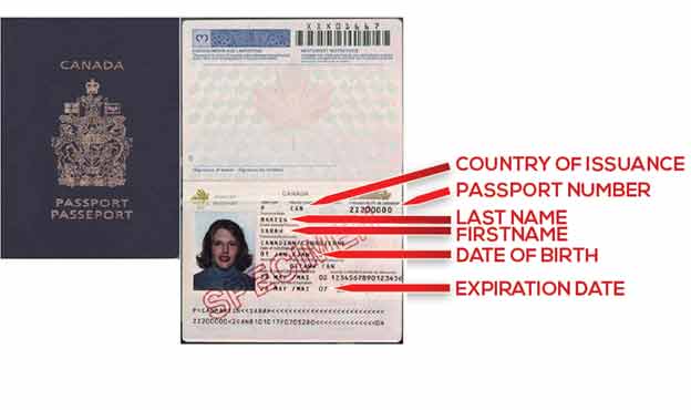 uk passport serial number location