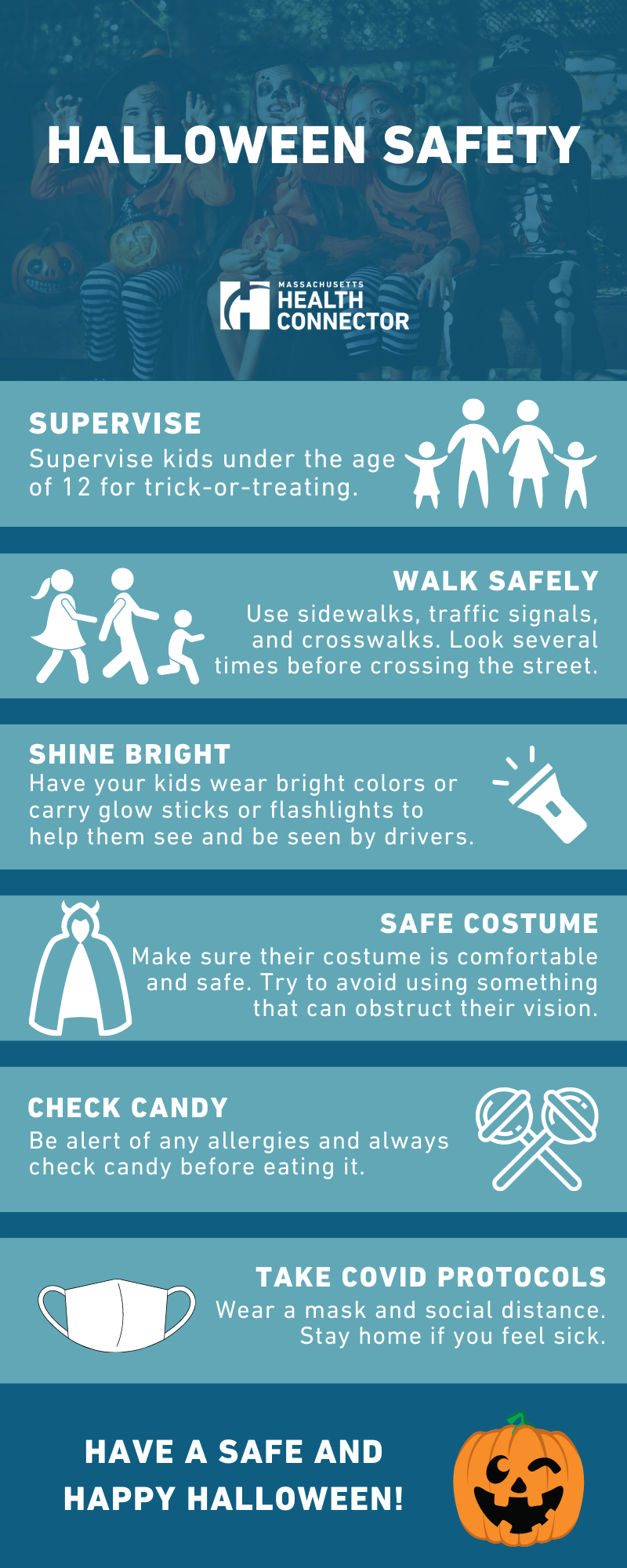 Halloween Safety Infographic