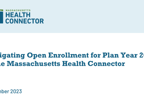 December 12, 2023 Webinar: Navigating Open Enrollment at the Massachusetts Health Connector