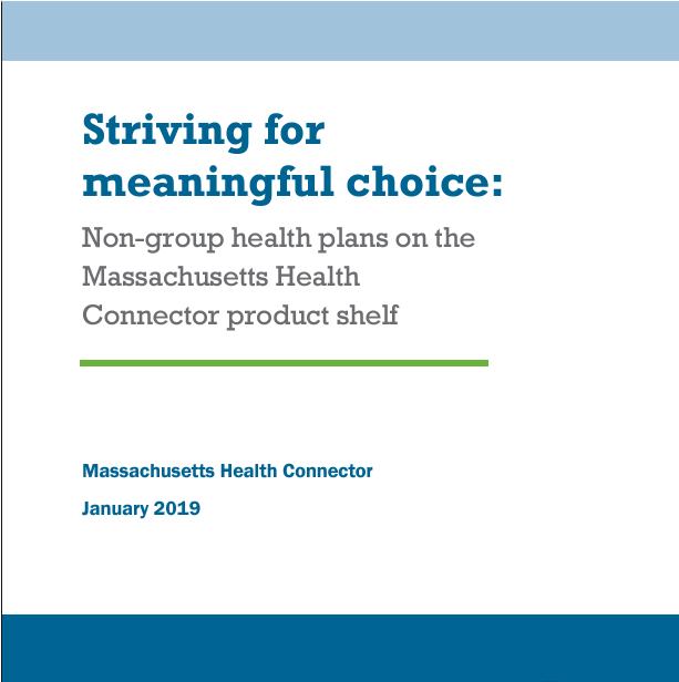 Report cover detail from the Striving for meaningful choice study