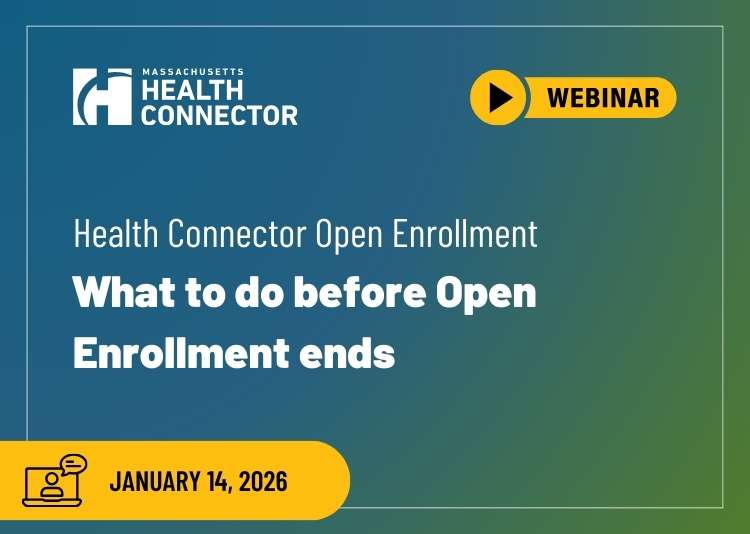 Health Connector Seminario web sobre la descripción general de la inscripción abierta y las herramientas de compra el 14 de enero de 2026