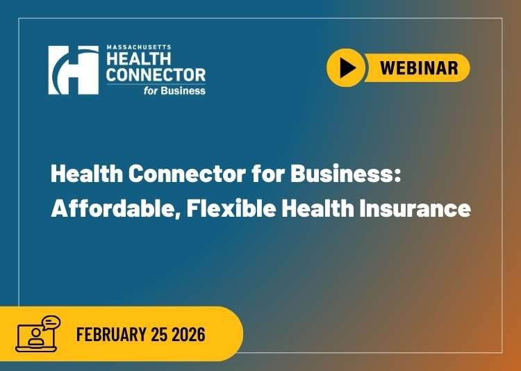 Imagen en miniatura para seminario web sobre opciones de seguro médico asequibles a través de Health Connector para empresas el 25 de febrero de 2026